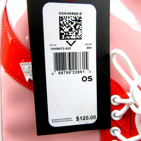 Converse x Mademe Purse Bag Pink Fiery Red NEW - Picture 12 of 15
